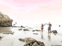 Jessica Moore fucking på stranden