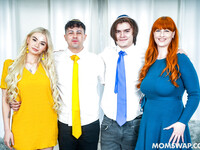 Alex Harper og Angelica Coralvine fuck i en firkant