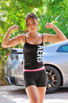 Veronika den sporty unge pige