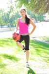 Megan Salinas den store boobed fodbold pige
