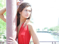 Presley Dawson den petite amatør pige