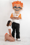 Violet Starr Poses passioneret foran kameraet