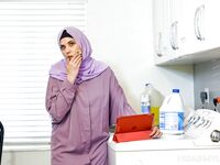 Usatisable arabiske mor sluge Anna Cummings hale den dybeste
