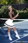 Tattoo tennis pige gina valentina på åben mark fuck xander corvus