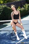 Tattoo tennis pige gina valentina på åben mark fuck xander corvus