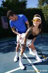 Tattoo tennis pige gina valentina på åben mark fuck xander corvus