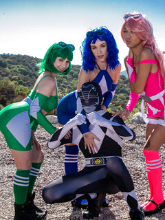 Cosplays babes fucked